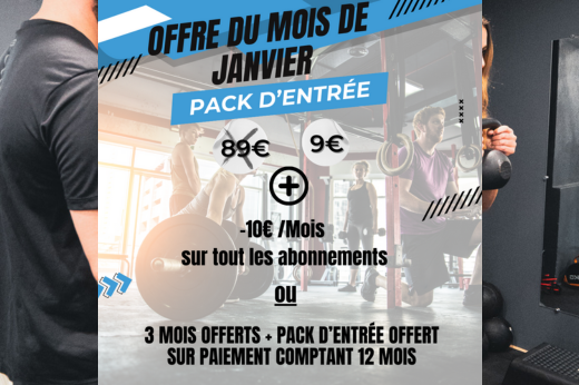 Découvrez notre offre exceptionnelle du mois de janvier ! 