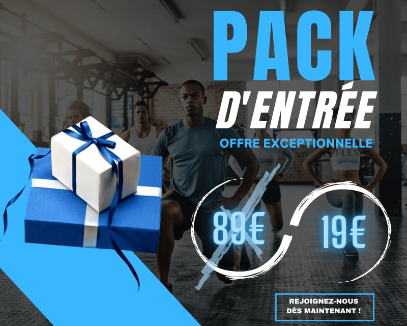 Profitez dès maintenant de notre pack d'entrée complet à -70€ !